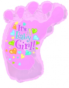Baby Girl Footsie (Shape-A-Loon)